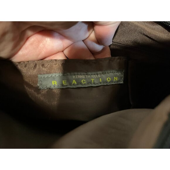 Kenneth Cole Reaction Black Nylon Multi pocket Crossbody Shoulder Bag purse - Picture 15 of 16